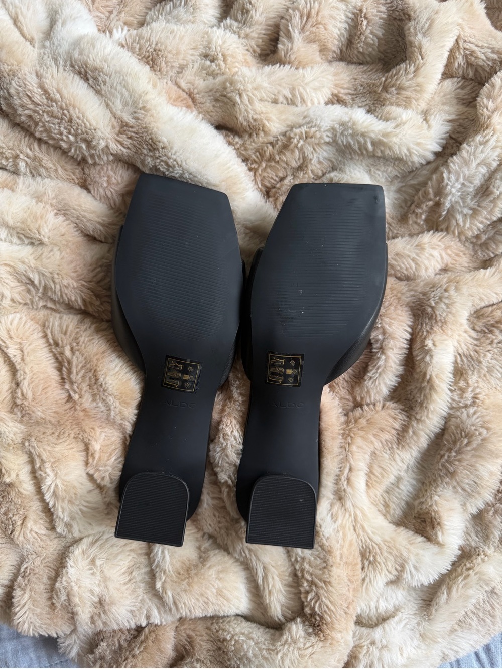 ALDO Similia NWOT Open-Toe Block Heel Slide Mules - Picture 3 of 4